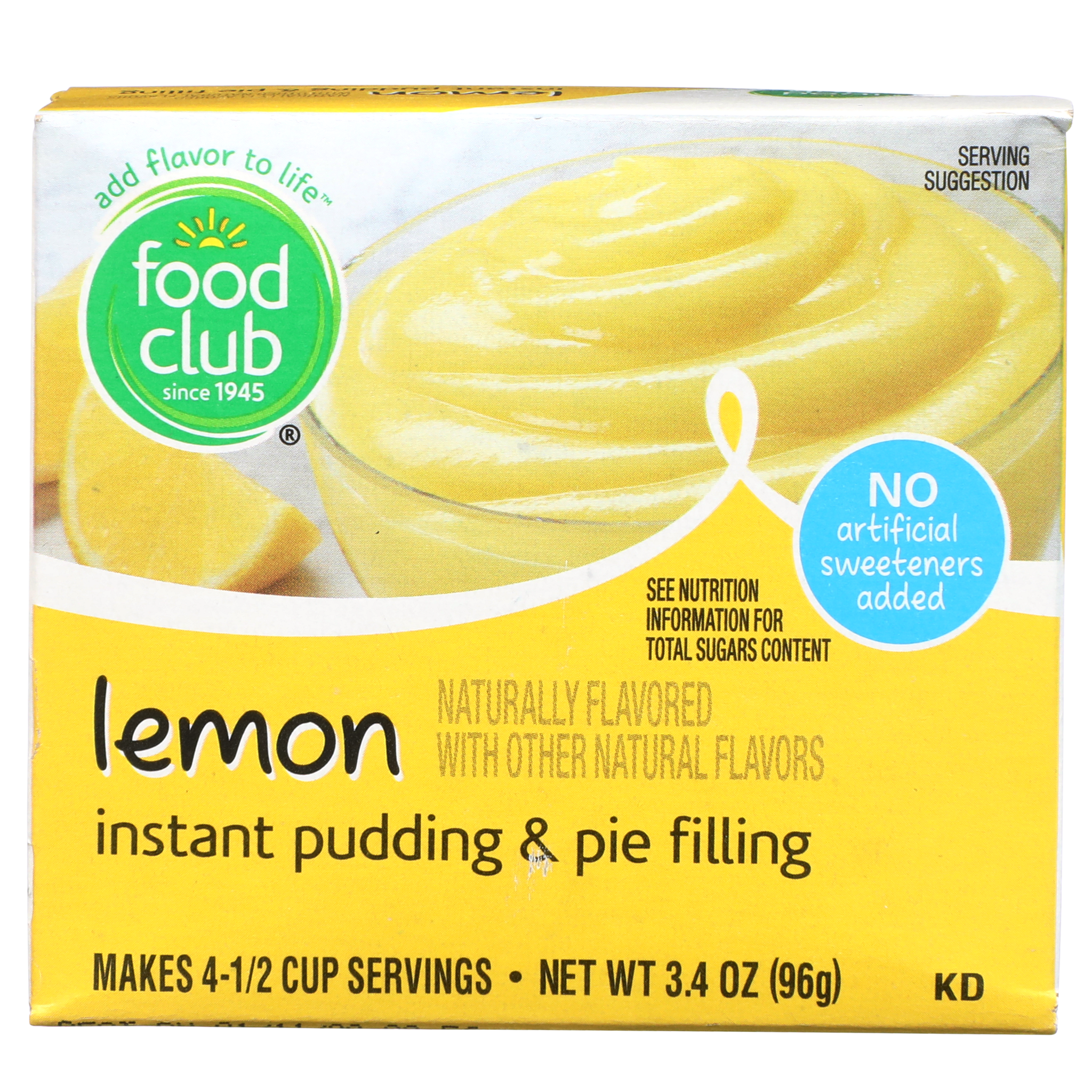 Lemon Instant Pudding & Pie Filling