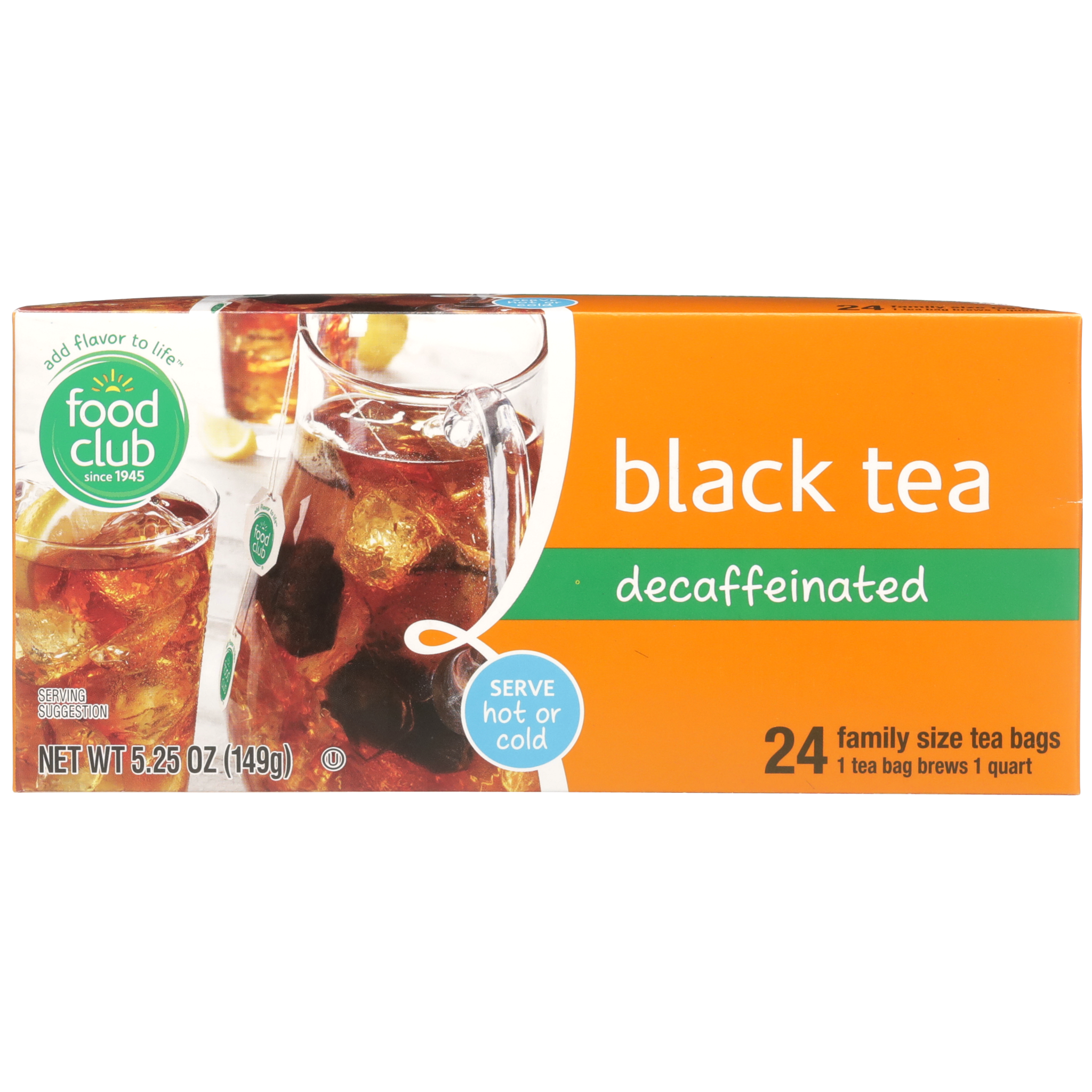 Black Decaffeinated Tea Bags