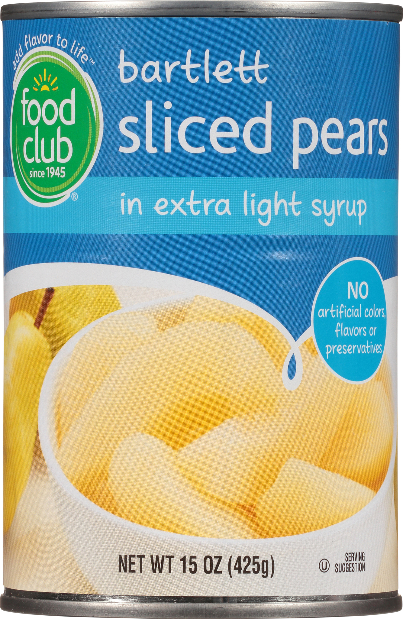 Bartlett Sliced Pears in Extra Light Syrup