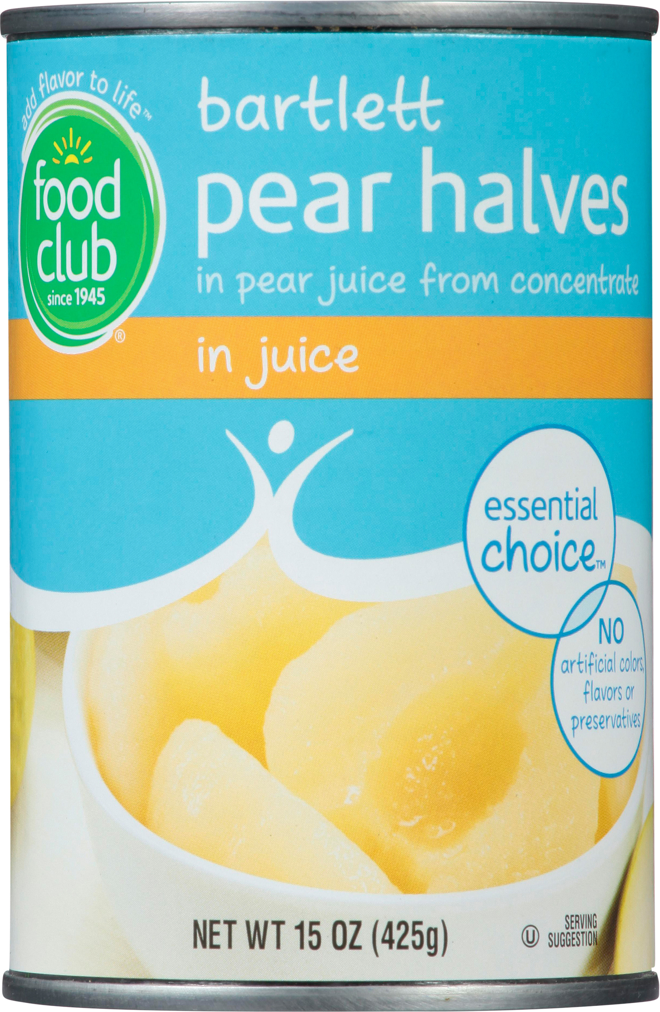 Essential Choice Bartlett Pear Halves in Juice