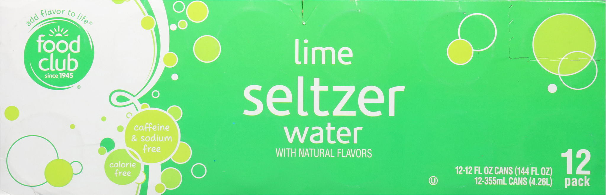 Lime Seltzer Water Can