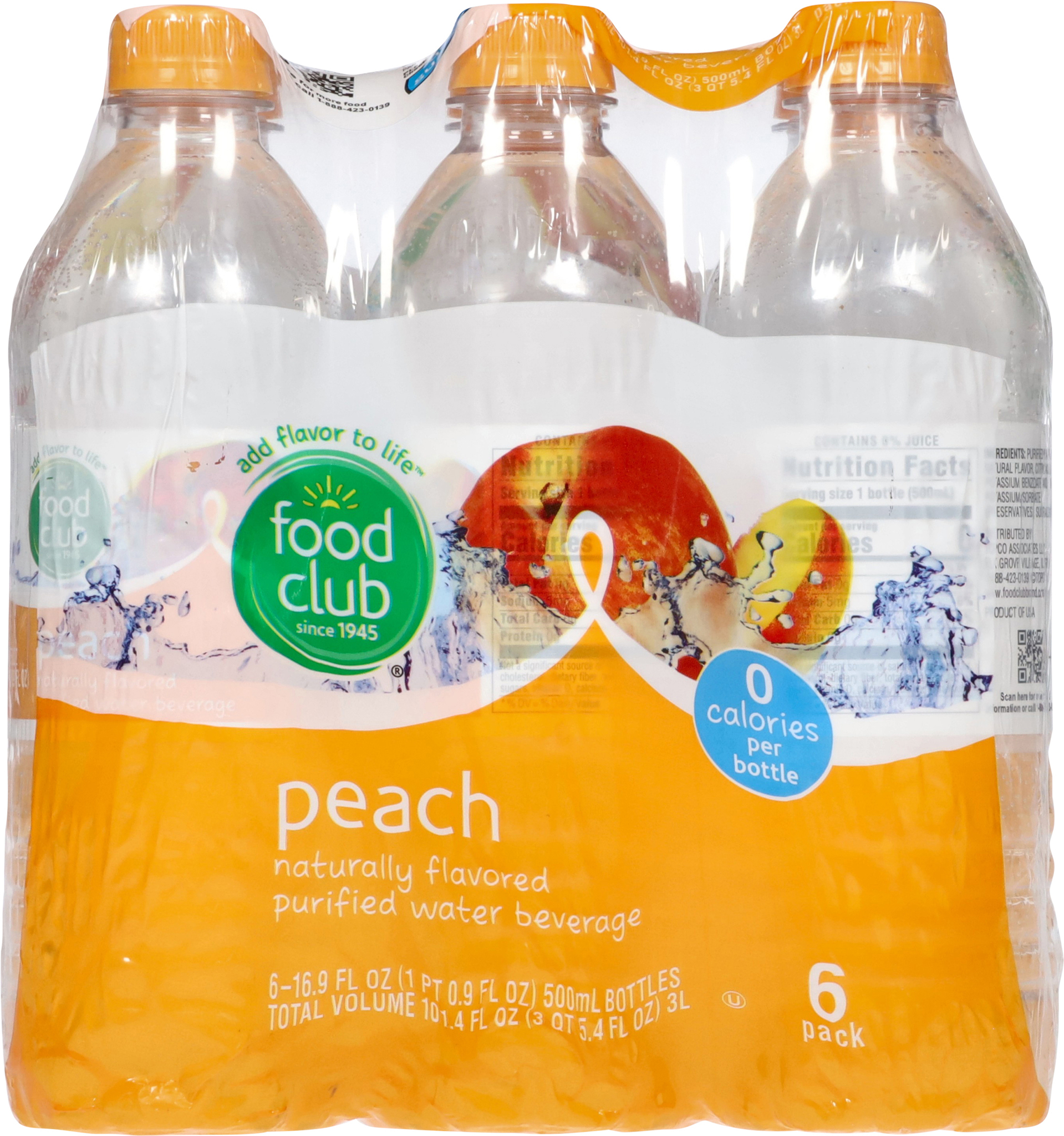 Peach Purified Water Beverage