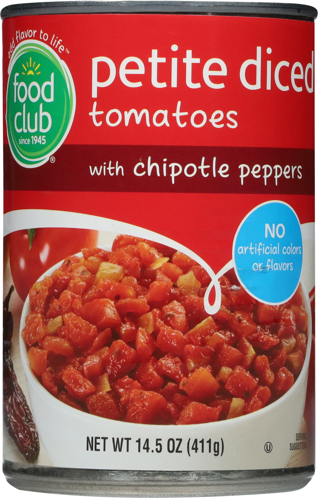 Petite Diced Tomatoes with Chipotle Peppers