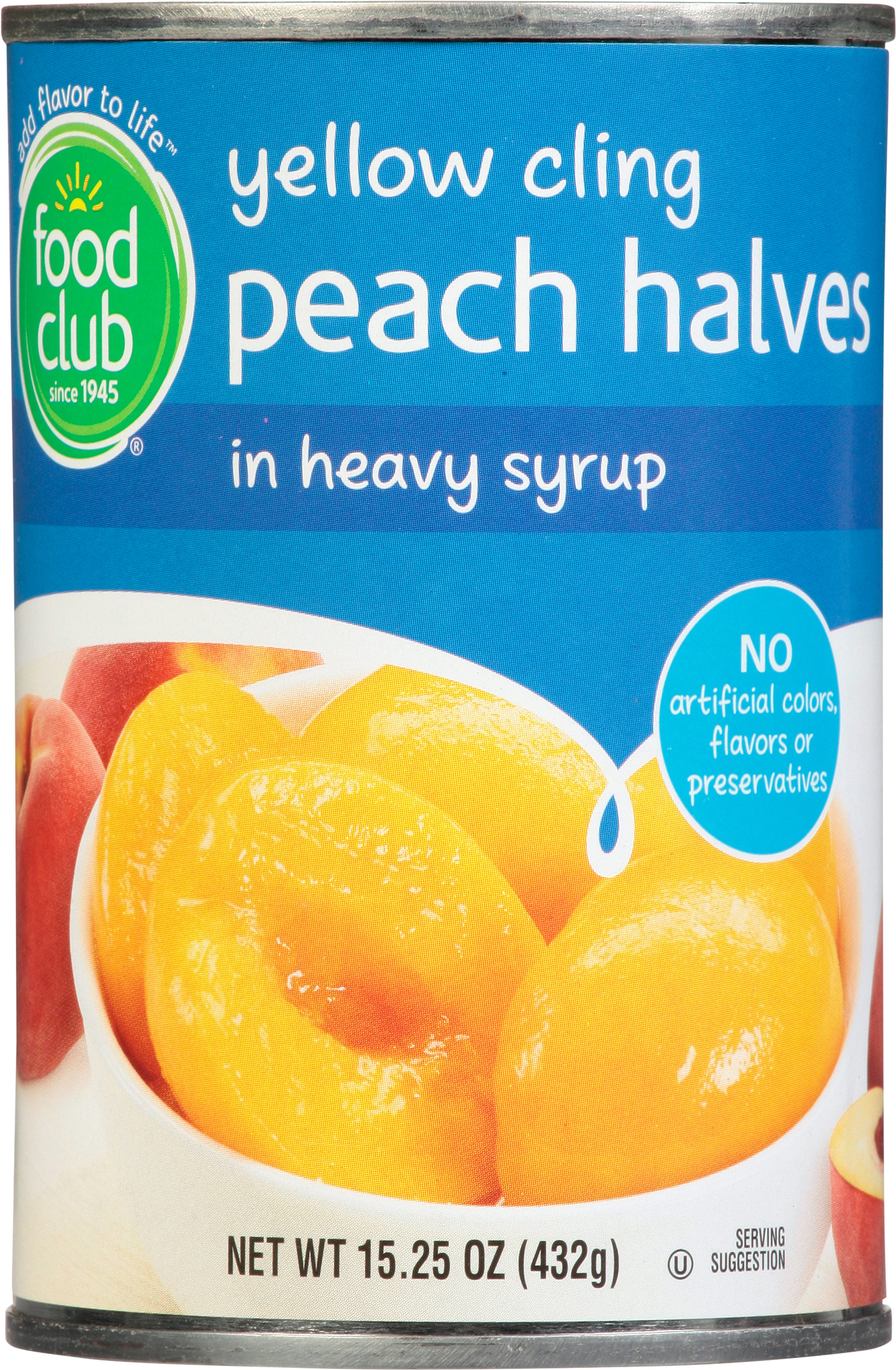 Yellow Cling Peach Halves in Heavy Syrup