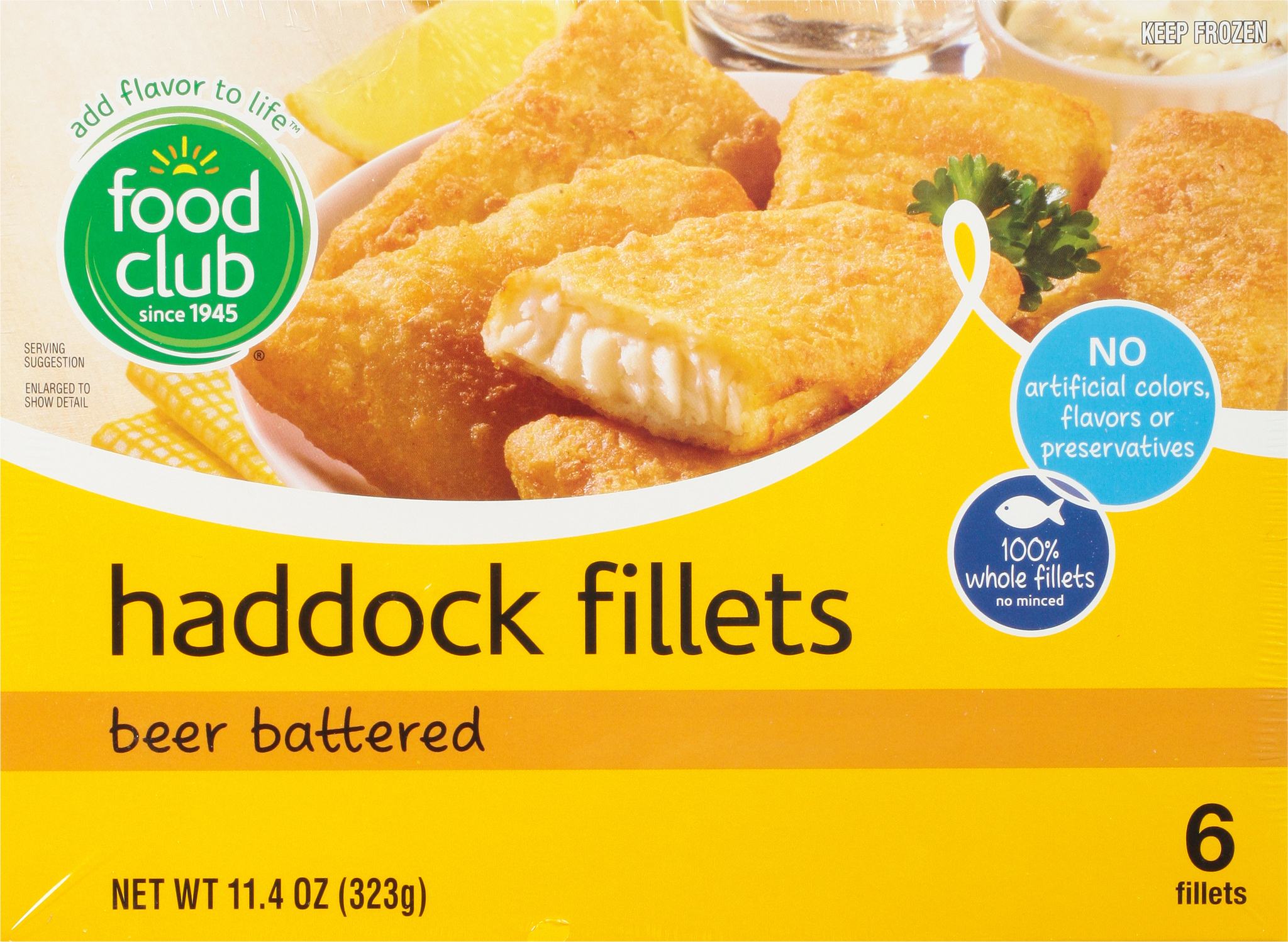 Beer Battered Haddock Fillets