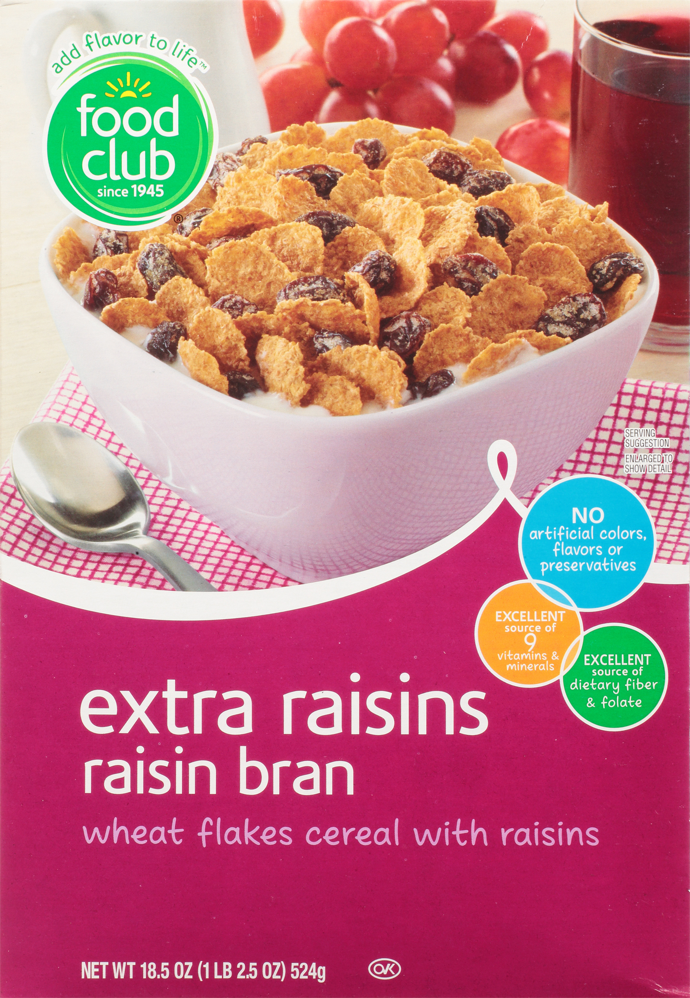 Extra Raisins Raisin Bran