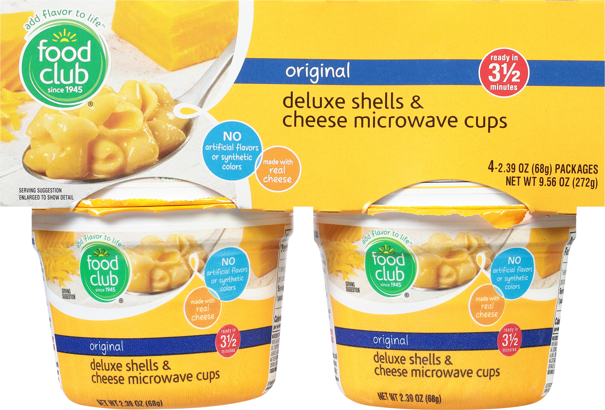 Original Deluxe Shells & Cheese Microwave Cups