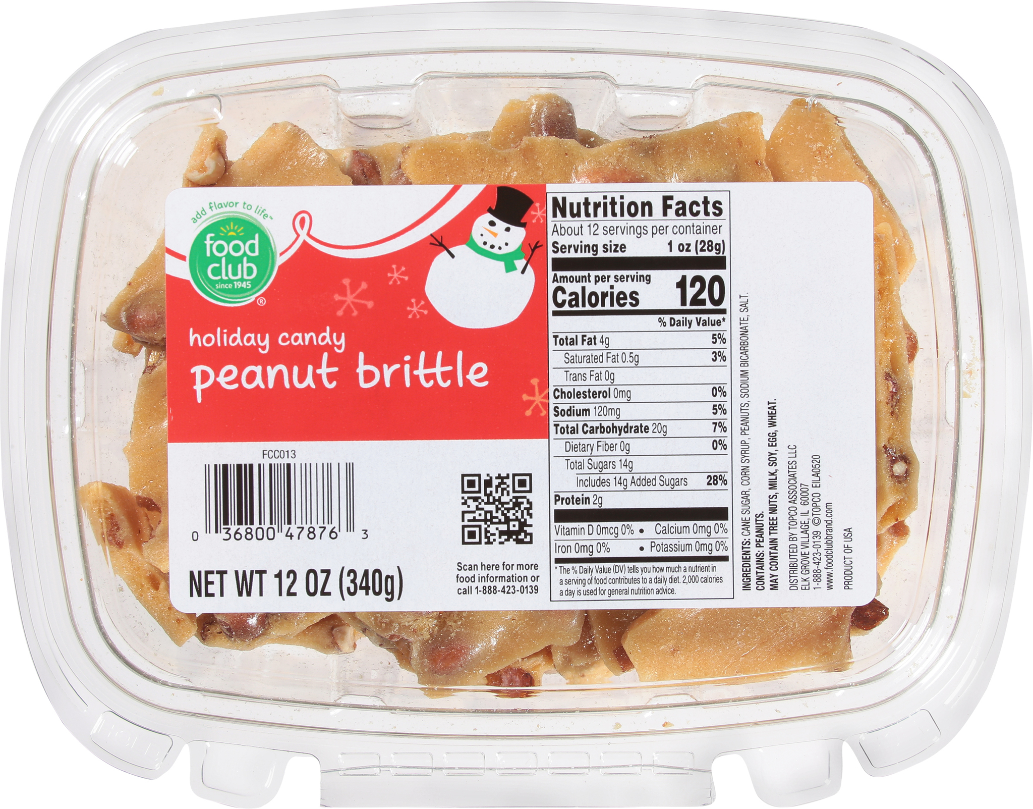 Peanut Brittle Holiday Candy