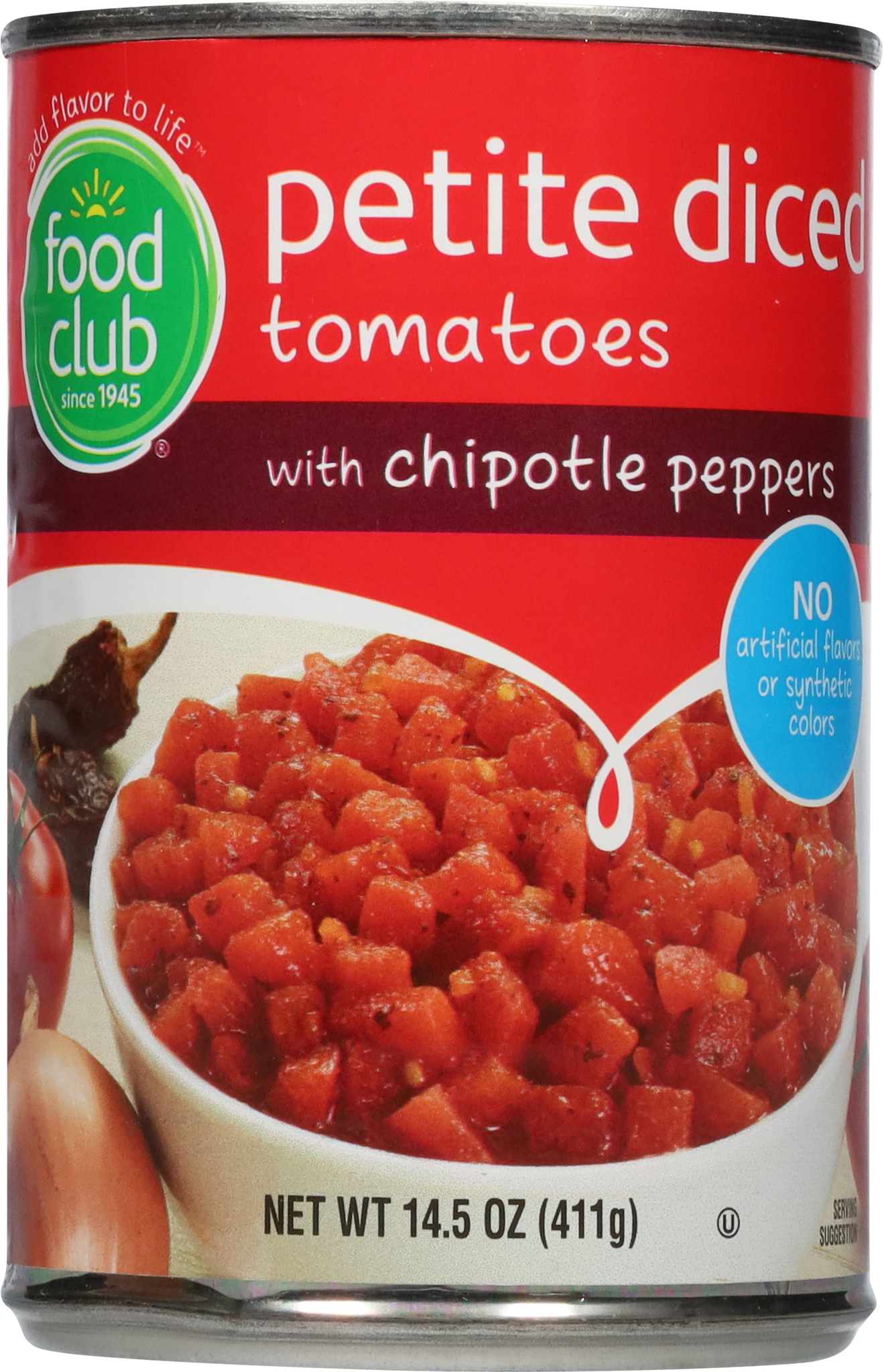 Petite Diced Tomatoes with Chipotle Peppers