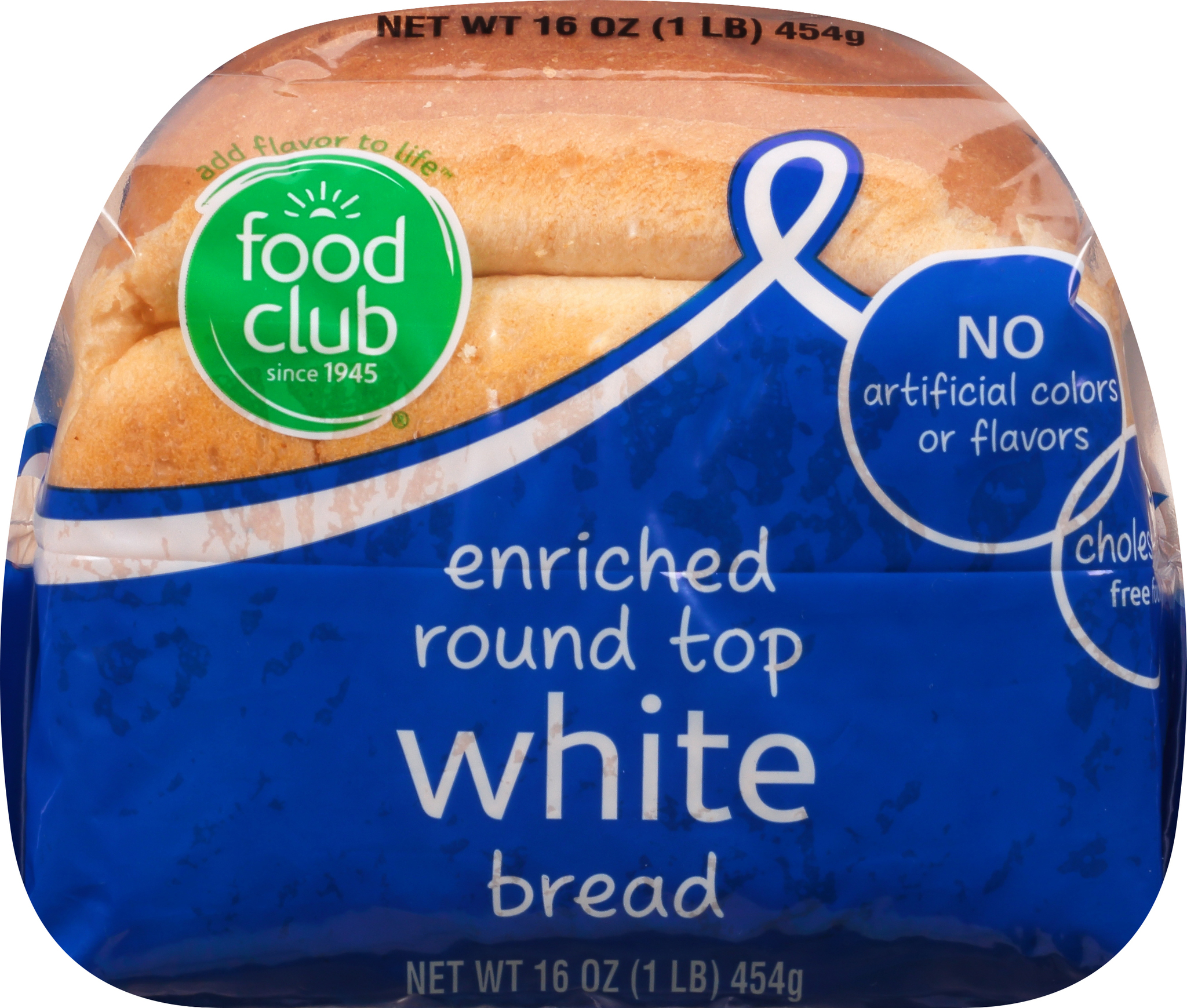 Round Top Enriched White Bread