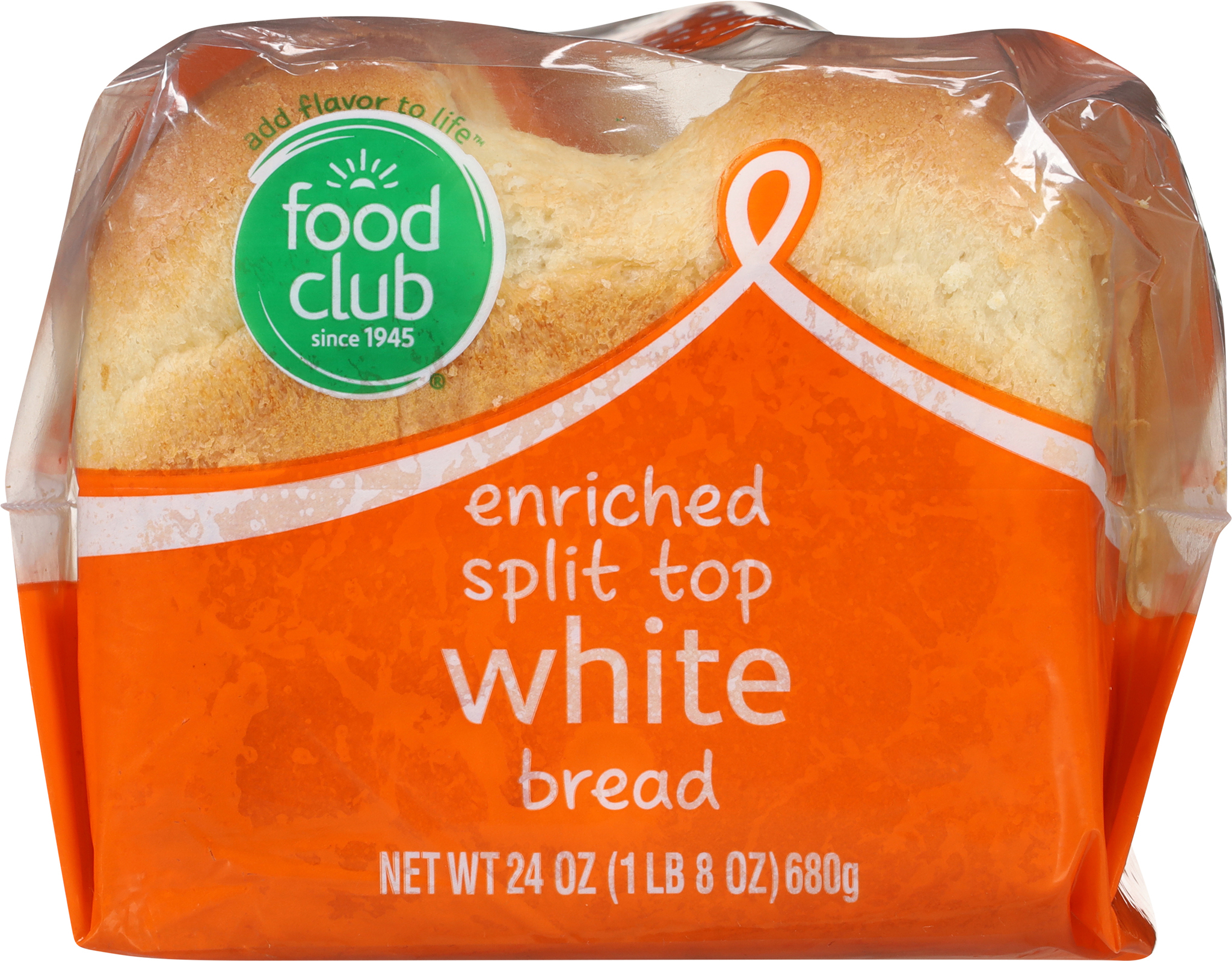 Split Top White Enriched Bread