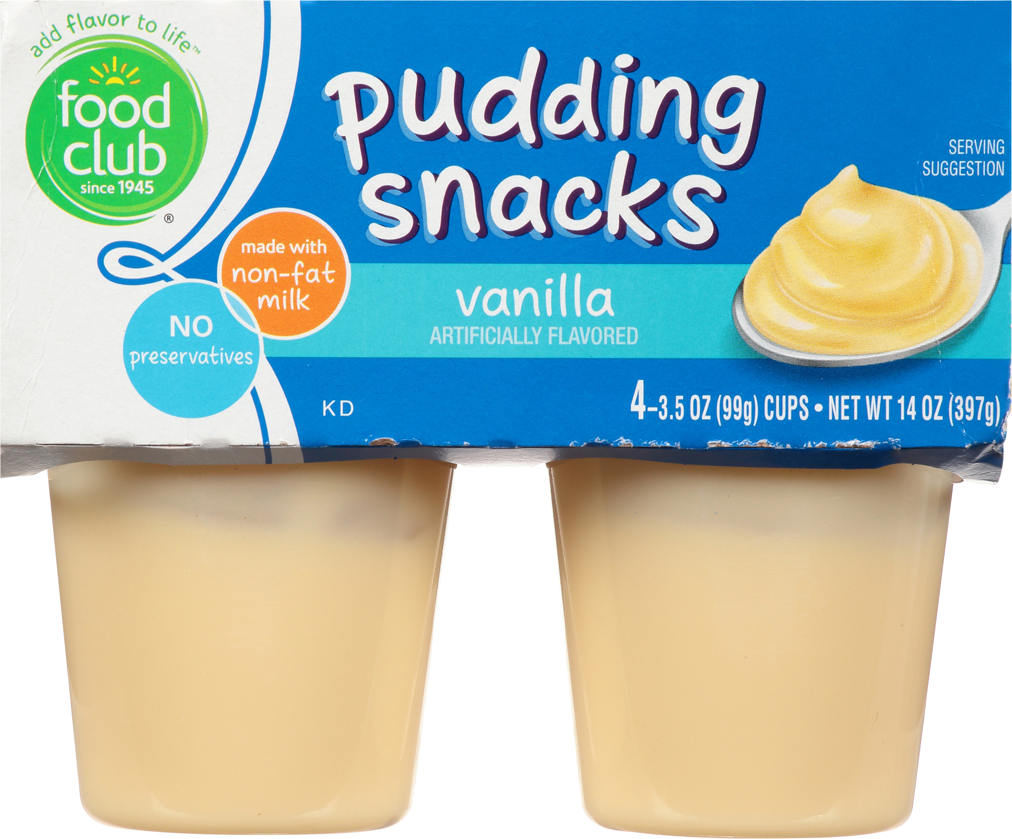 Vanilla Pudding Snacks