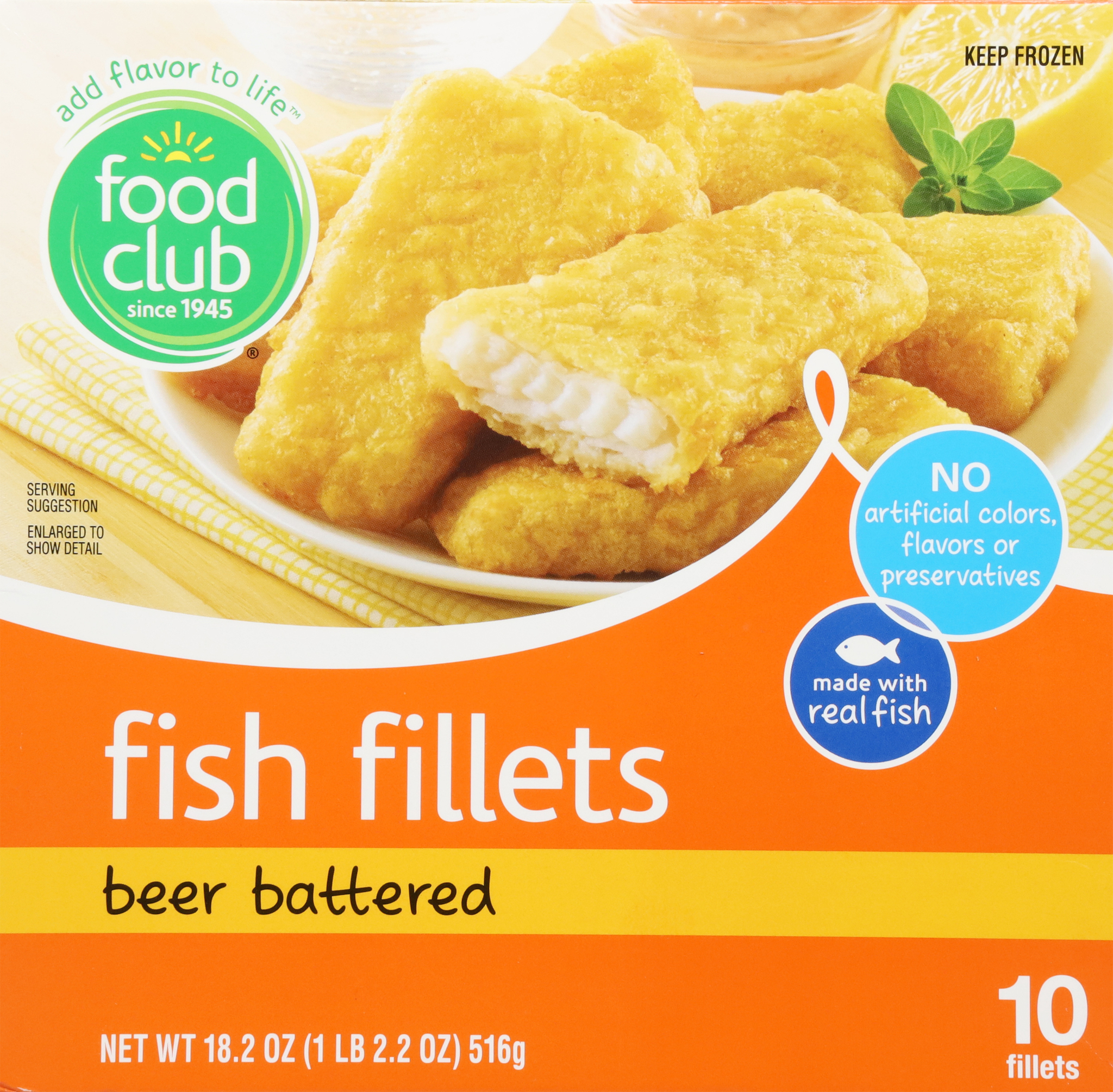 Beer Battered Fish Fillets