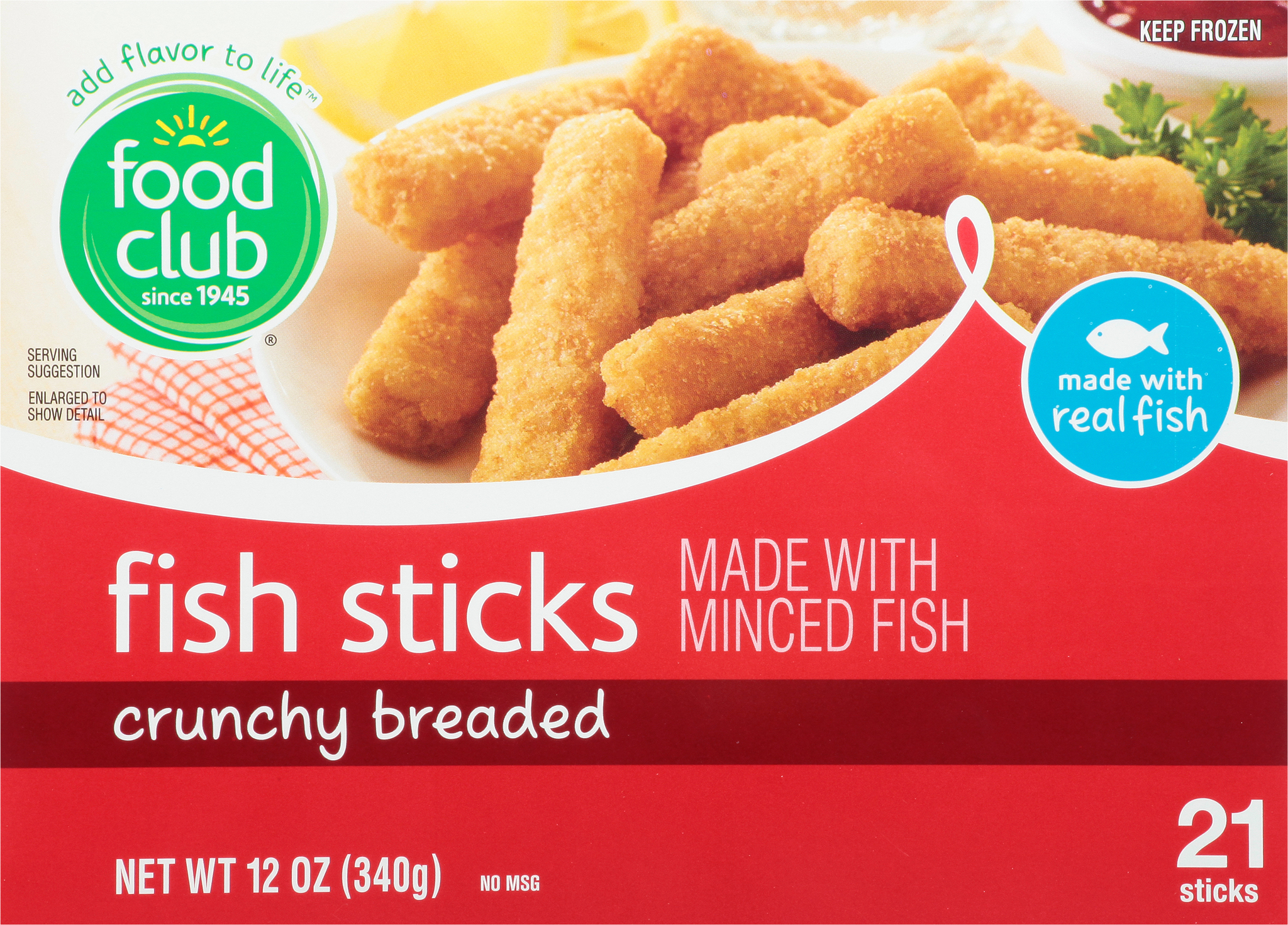 Crunchy Breaded Fish Sticks