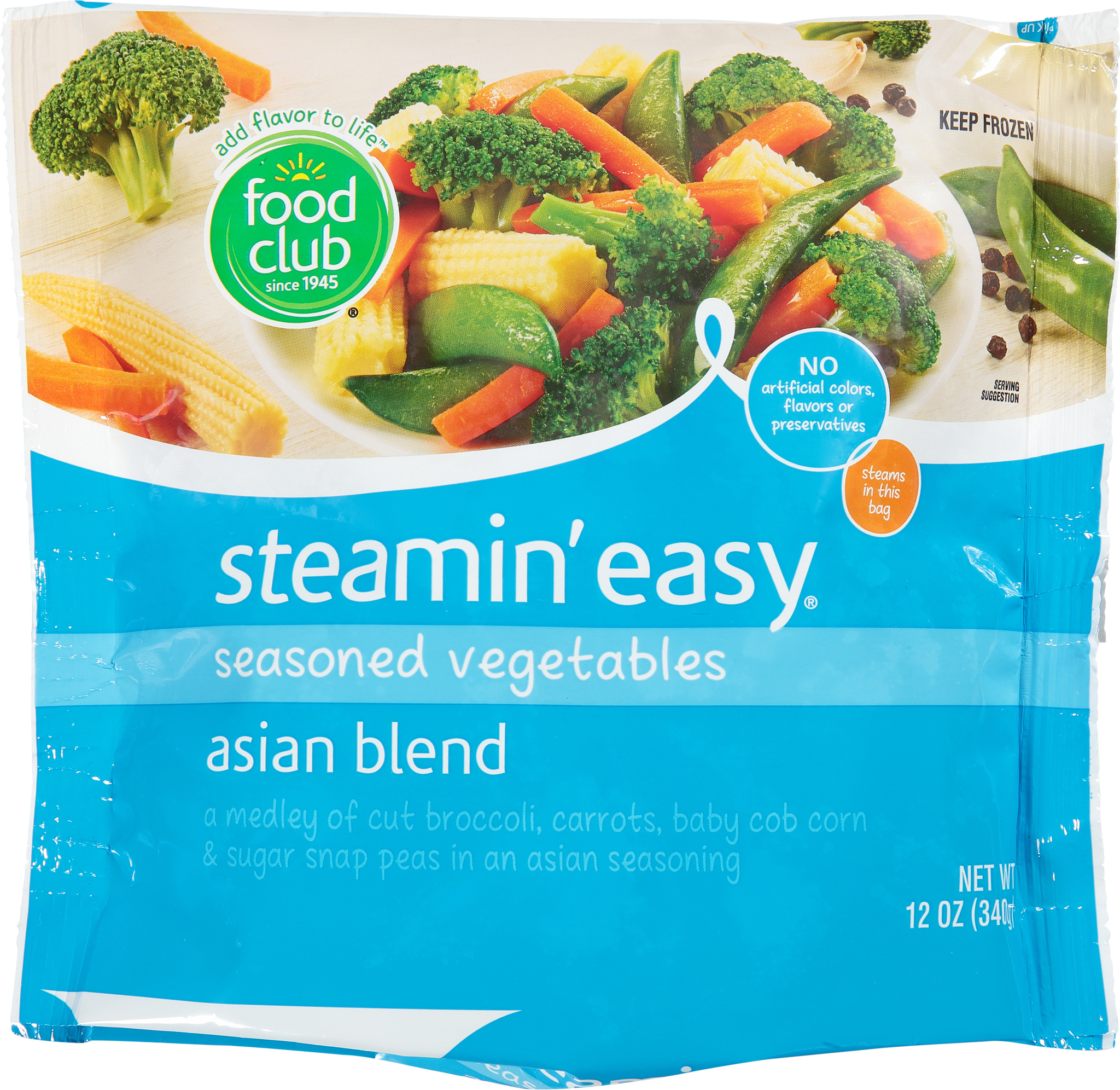 Steamin’ Easy Asian Blend Seasoned Vegetables