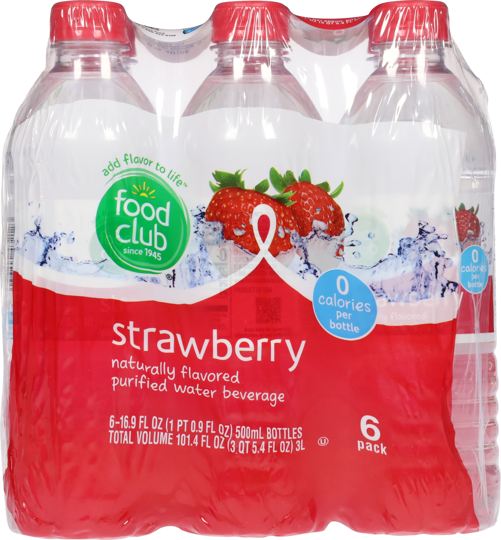 Strawberry Purified Water Beverage