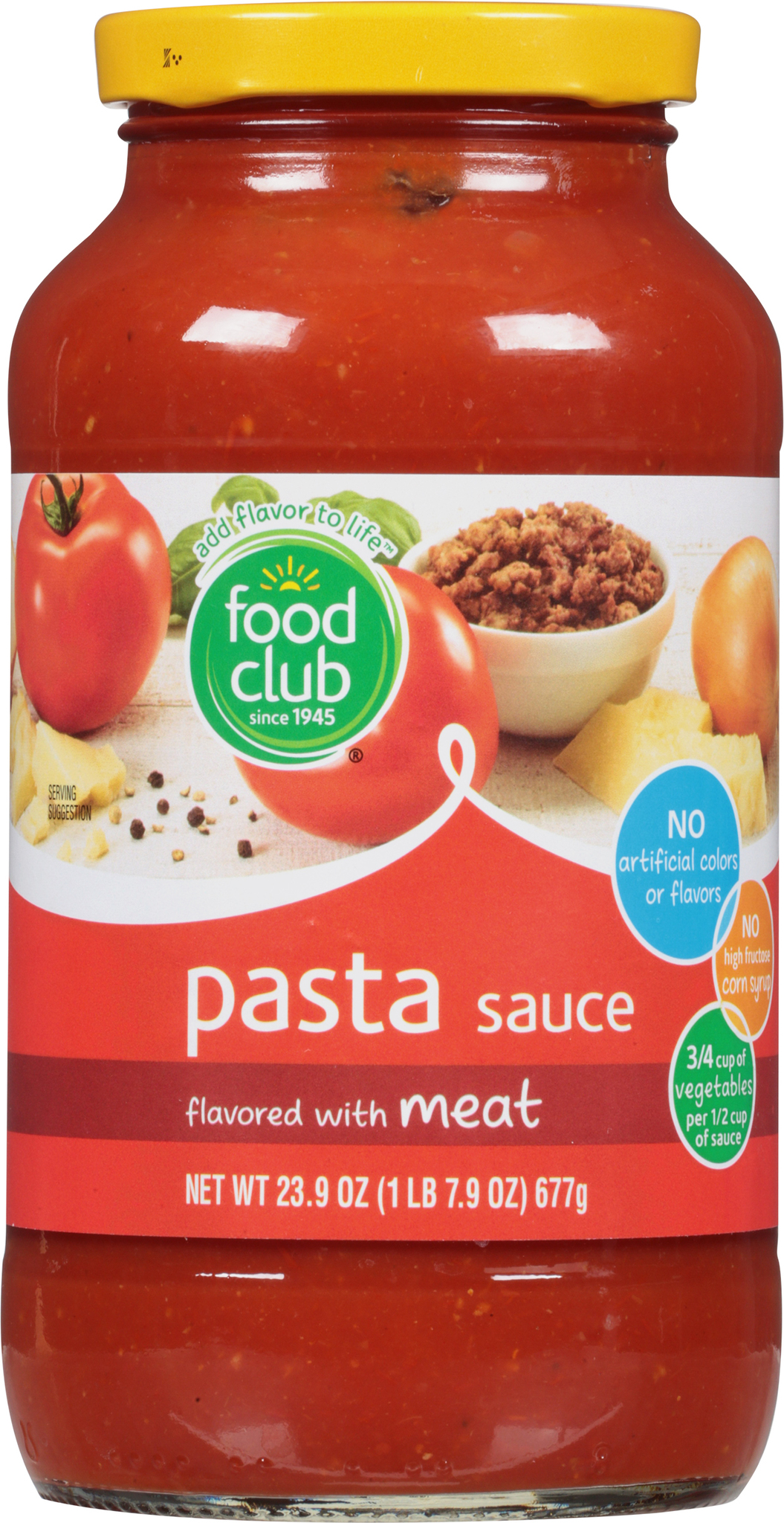 Pasta Sauce Flavored with Meat