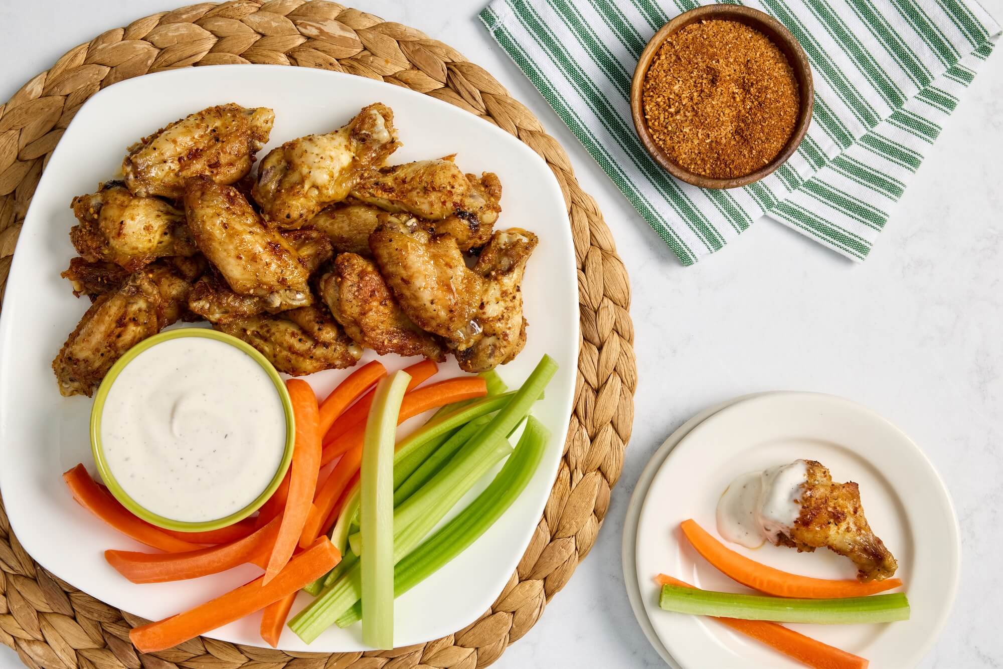 Air-Fryer Spicy Chicken Wings