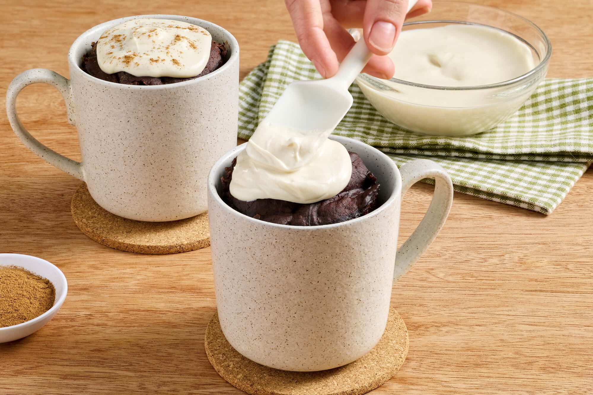 Chocolate Pumpkin Mug Cake