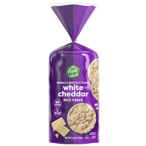 Food Club White Cheddar Rice Cakes 5.46 oz - Food Club