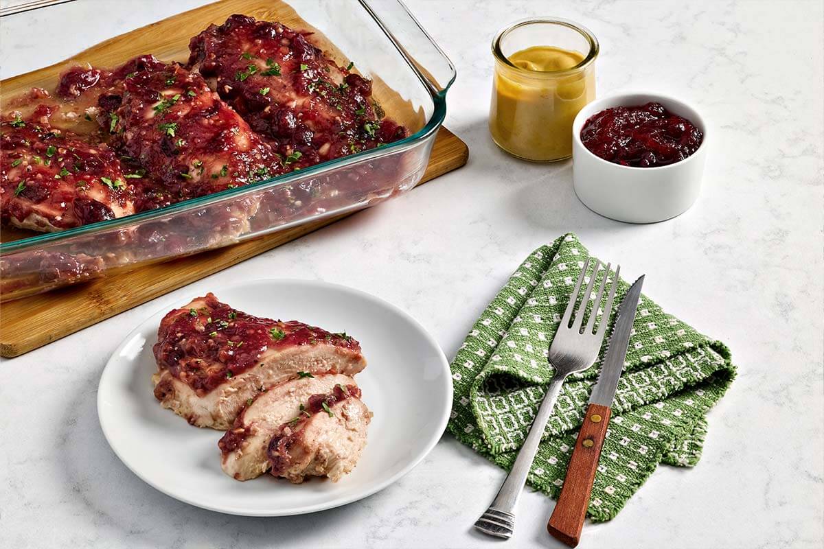 Cranberry Chicken Bake