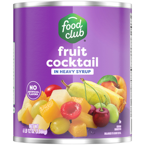 Food Club Fruit Cocktail in Heavy Syrup 108 oz - Food Club