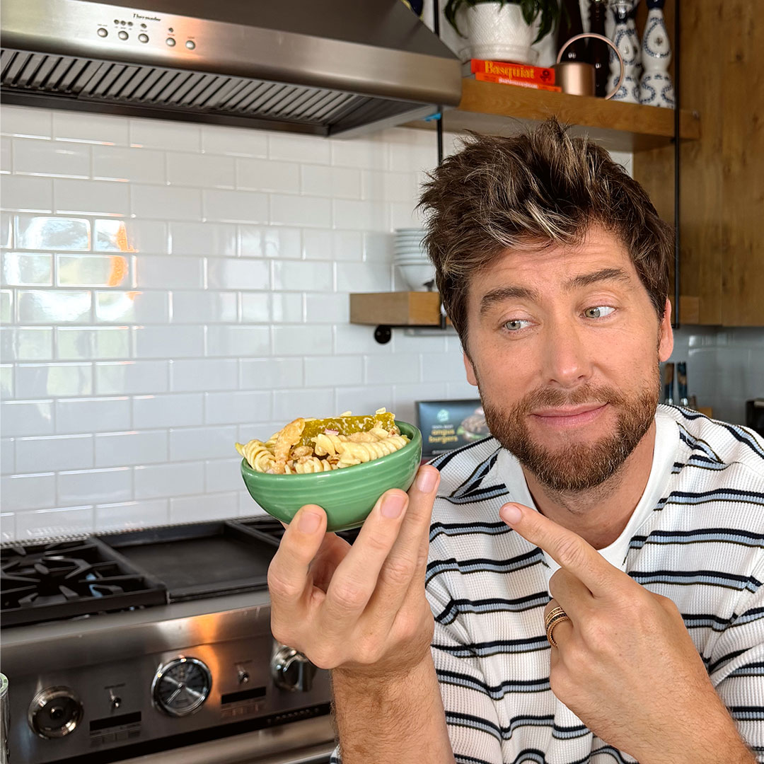Spicy Pickle Smash Pasta Salad