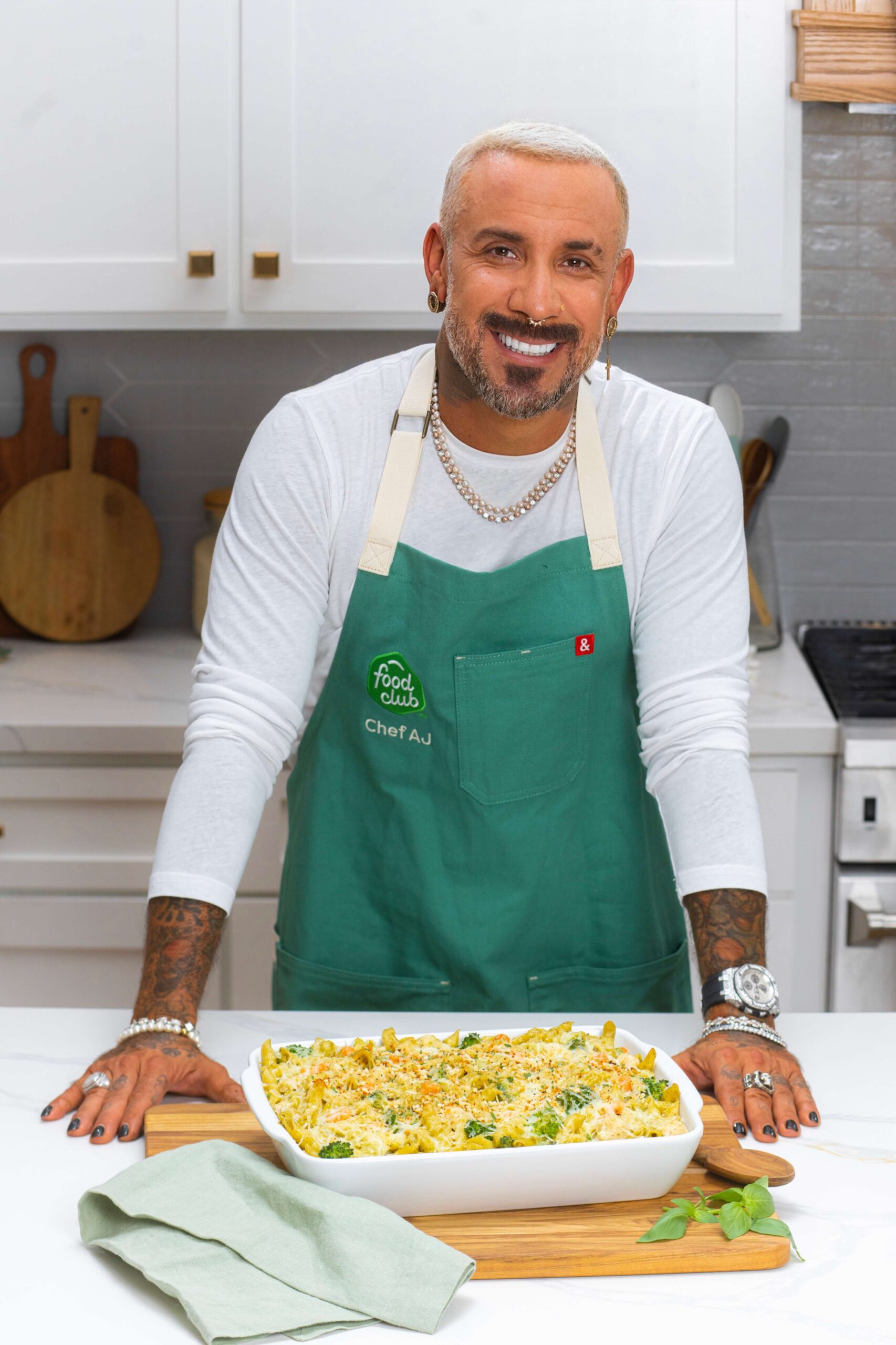 Cheesy Pesto Bake